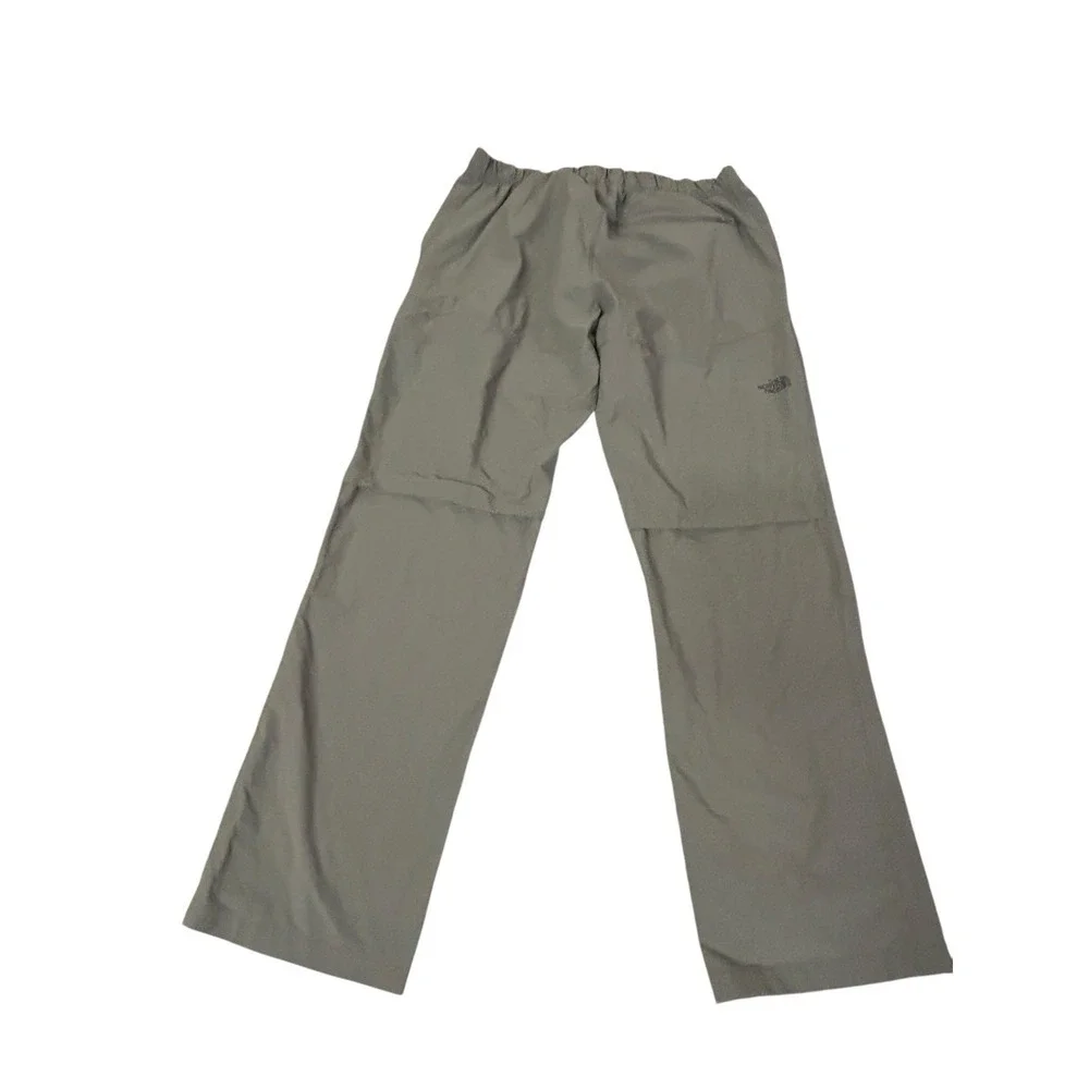 The North Face Pants‎ Outdoor Nylon Stretch Belted Green/brown Mens Size 38x33